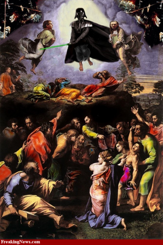 Illustration for article titled The Most Exalted Star Wars Religious Art In The Universe